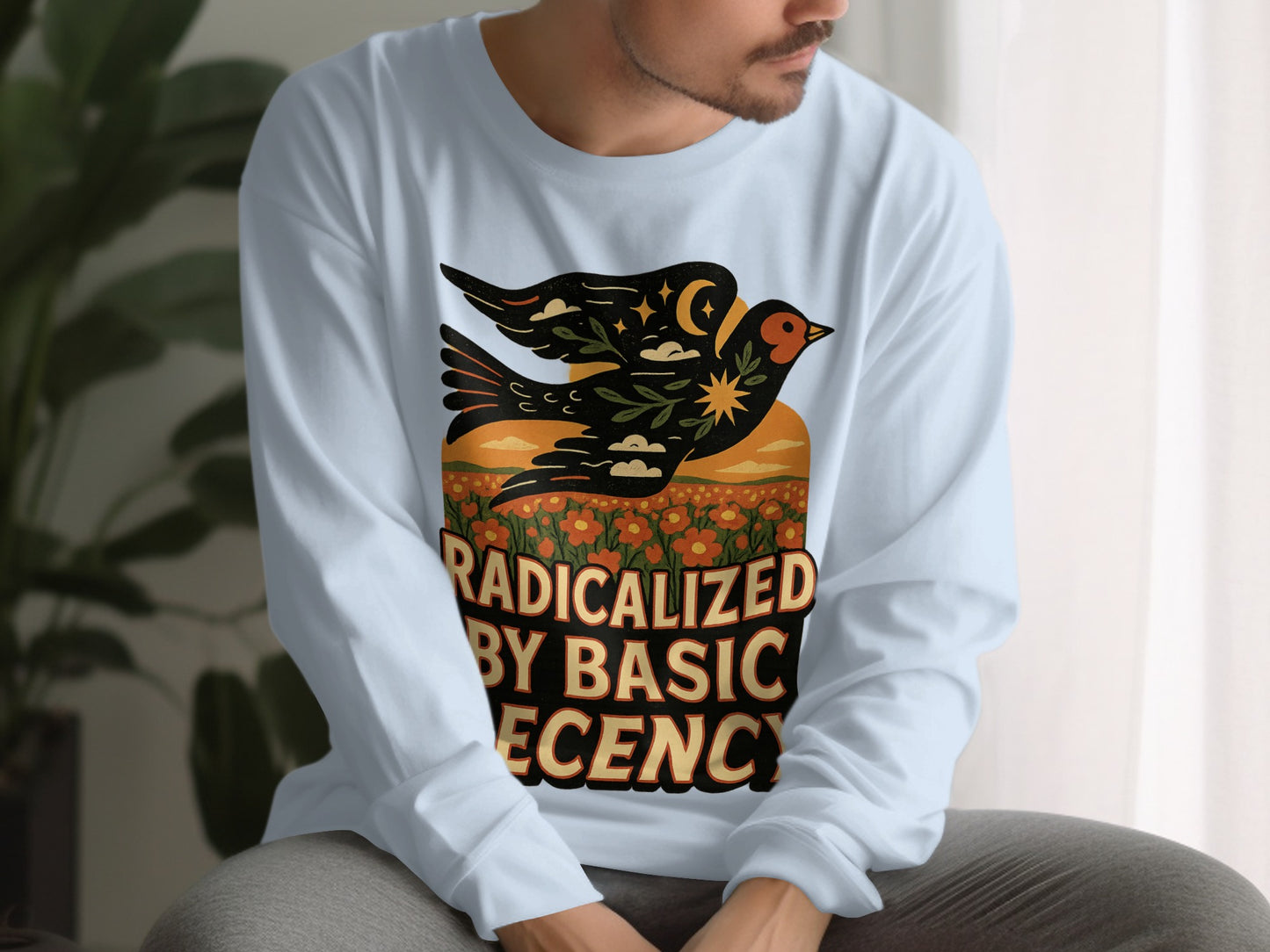 Radicalized by Basic Decency Graphic Shirt