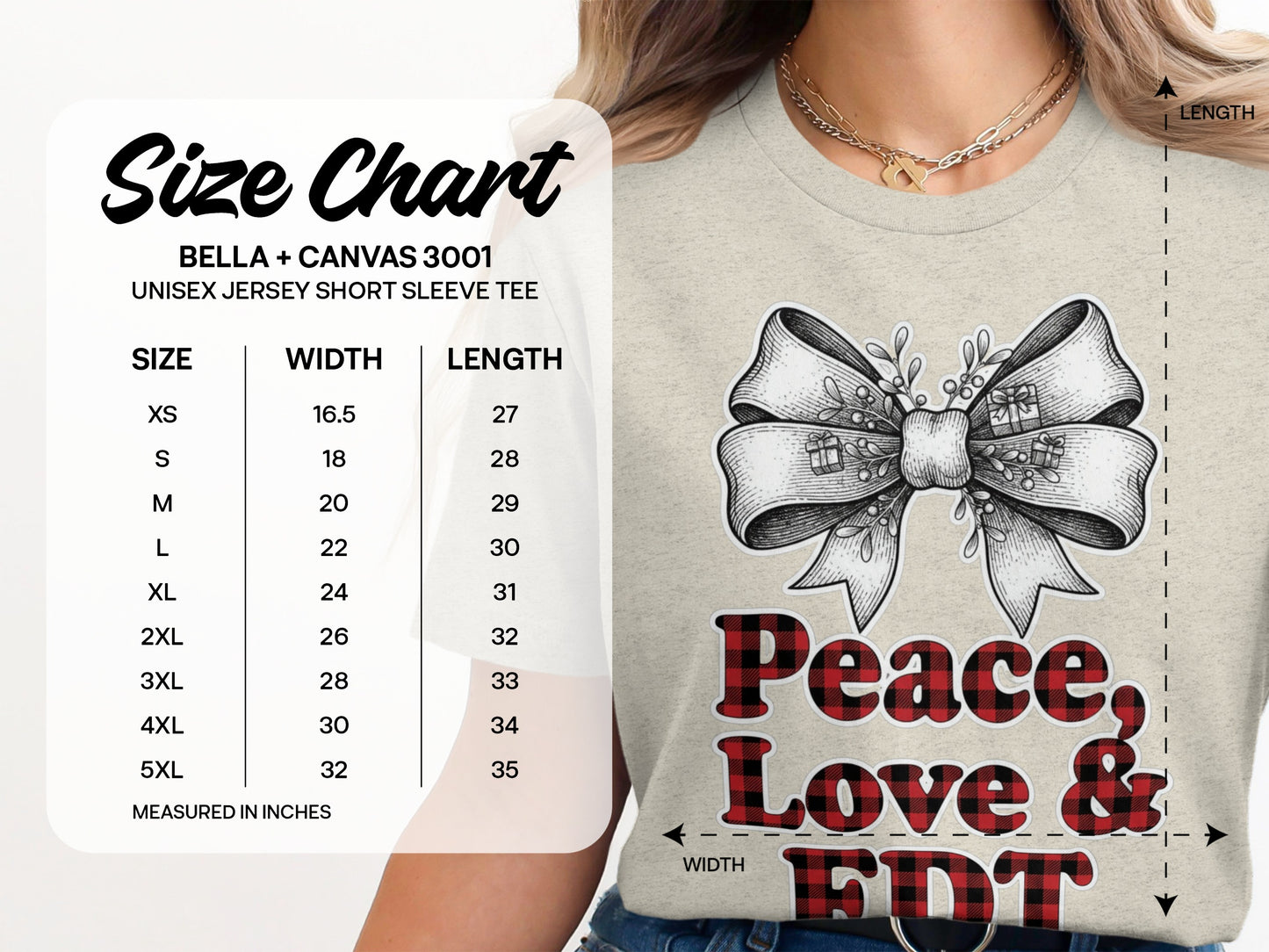 Peace Love and FDT Short Sleeve Tee