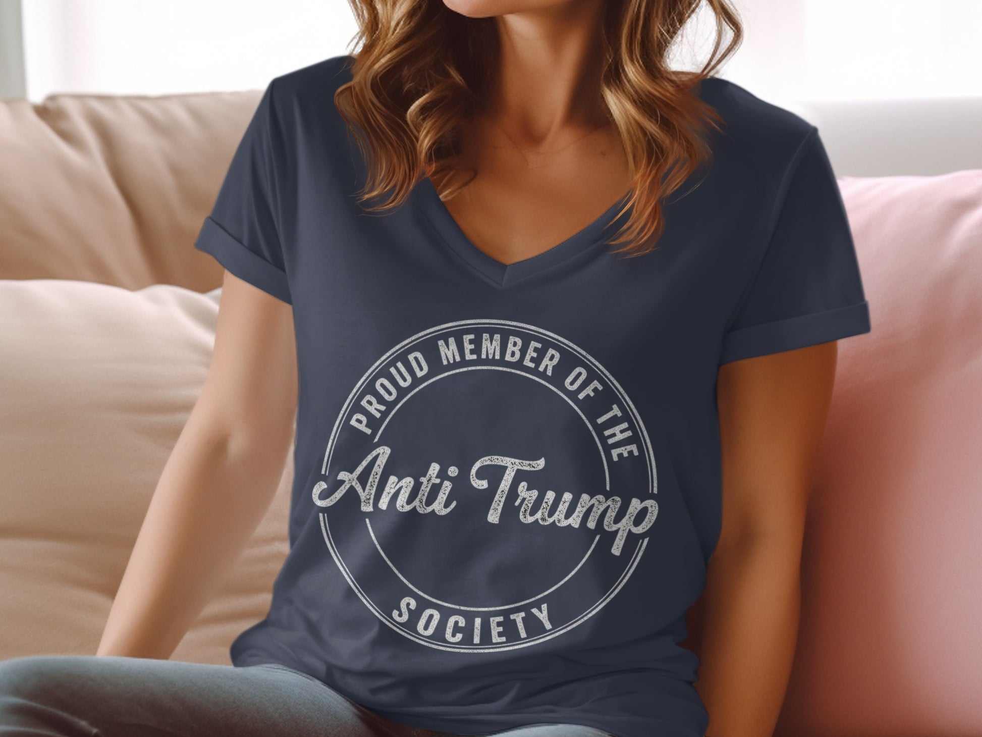 Proud Member Anti Trump Society Graphic Tee