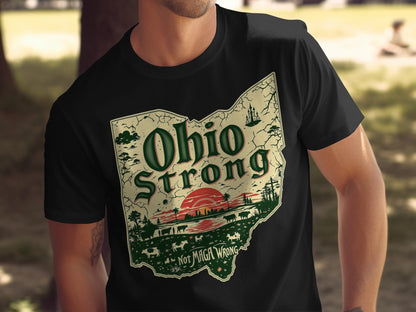Ohio Strong Not MAGA Wrong Graphic T-Shirt product type