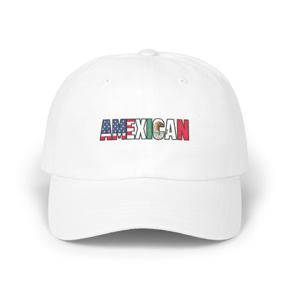 Patriotic AMEXICAN Text Design White Cap Hat product