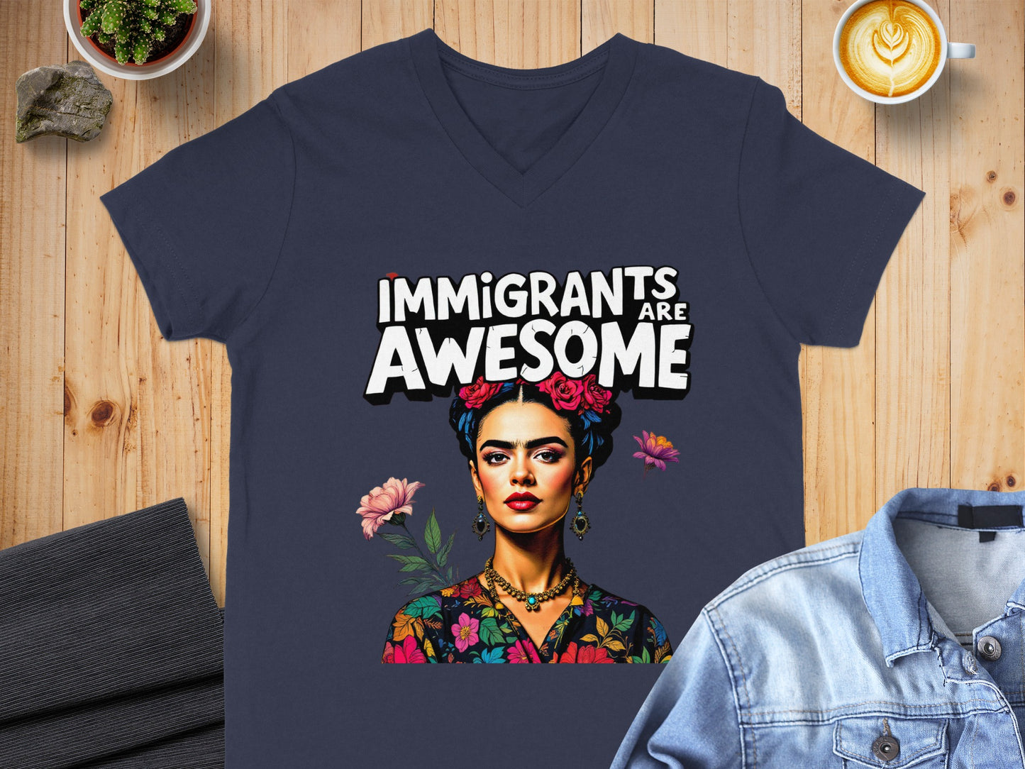 Immigrants Are Awesome Graphic T-Shirt Product