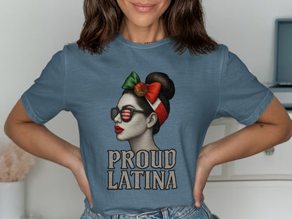 Proud Latina Graphic Tee Statement T-Shirt product type