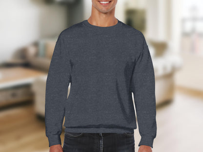 Comfortable Dark Grey Crewneck Sweater Casual Wear product type