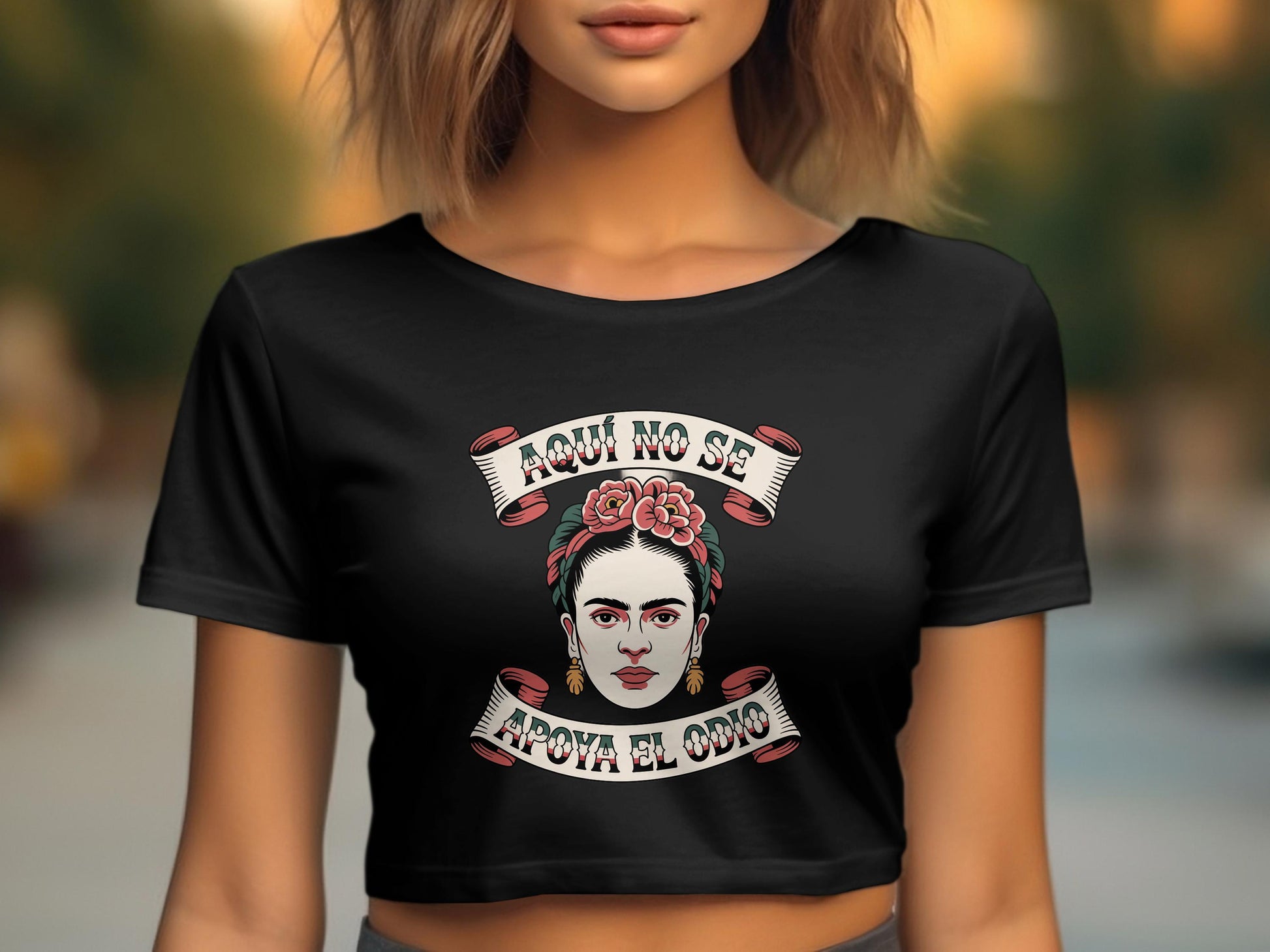 Aqui No Se Apoya El Odio Crop Top product