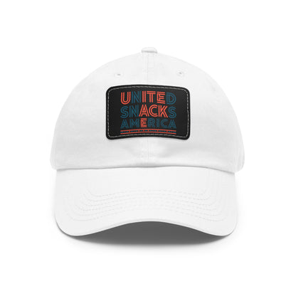 Trendy Dad Hat with Leather Patch - United Snacks America