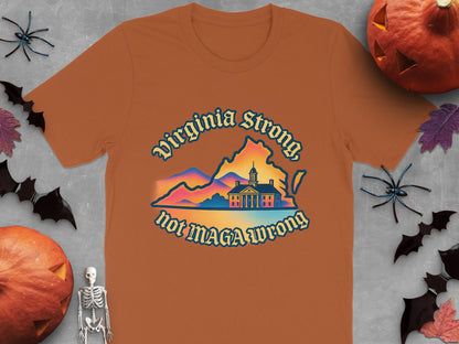 Virginia Strong Not MAGA Wrong Shirt product type