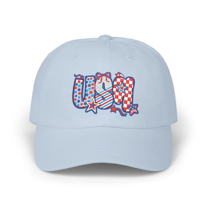 Embroidery Hat 4th of July Patriotic Dad Cap | USA Cap, Summer Hat, Casual Headwear, Father's Day Gift, Independence Day Accessory, Outdoor Cap