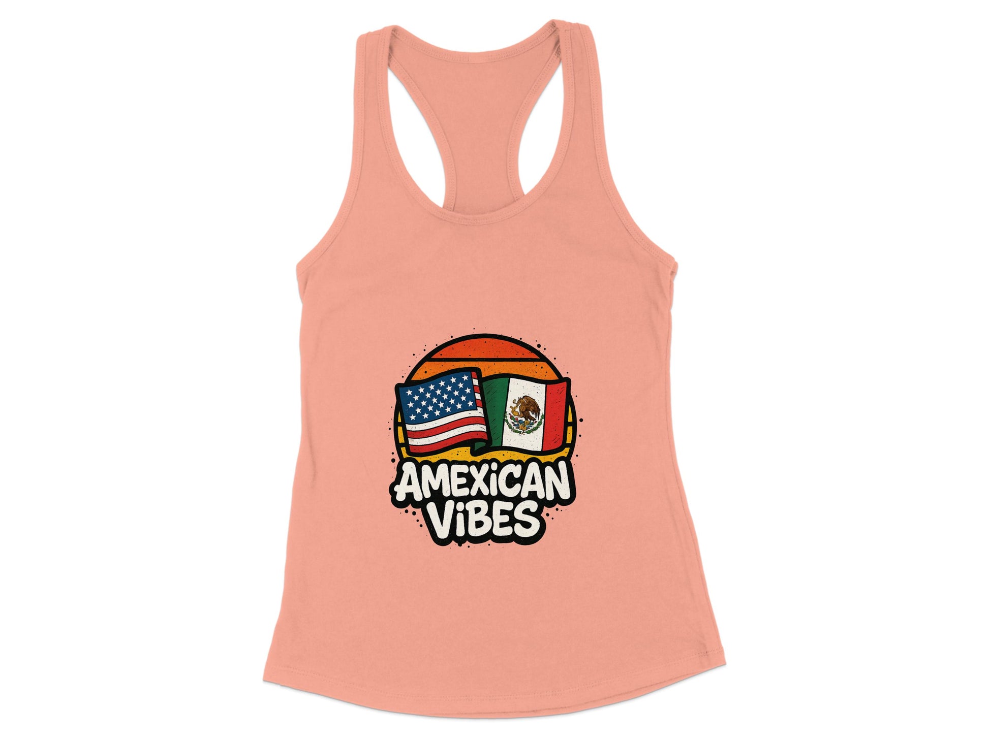 Amercian Vibes Flag Graphic Women's Tank Top product