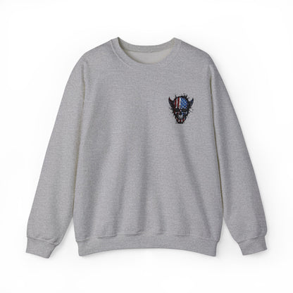 Artistic Graphic Crewneck Sweatshirt - Bold Design for Creative Souls