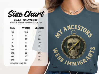 My Ancestors Were Immigrants Short Sleeve Tee