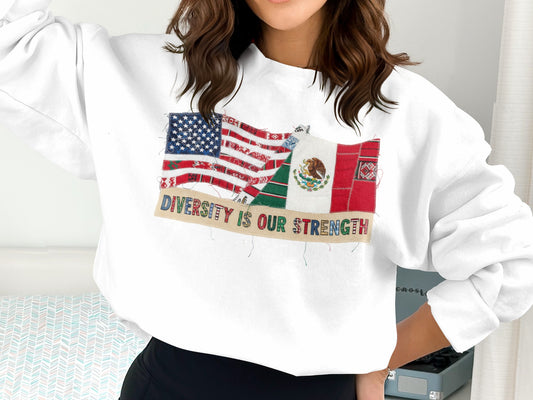 Diversity Is Our Strength Flag Sweatshirt Product