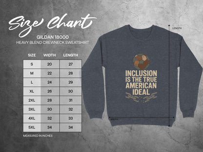 Inclusion is the True American Ideal Sweatshirt product type