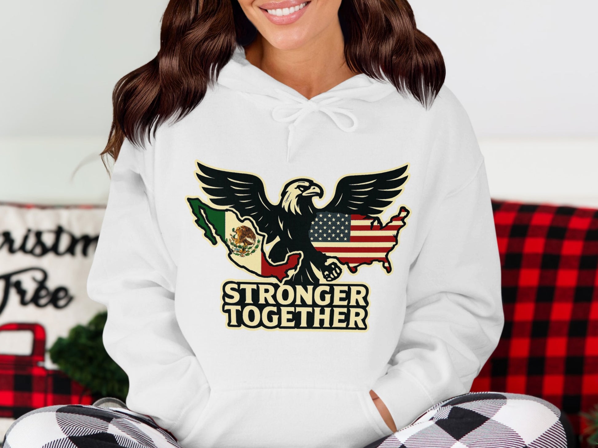 Stronger Together Eagle Flag Hoodie product
