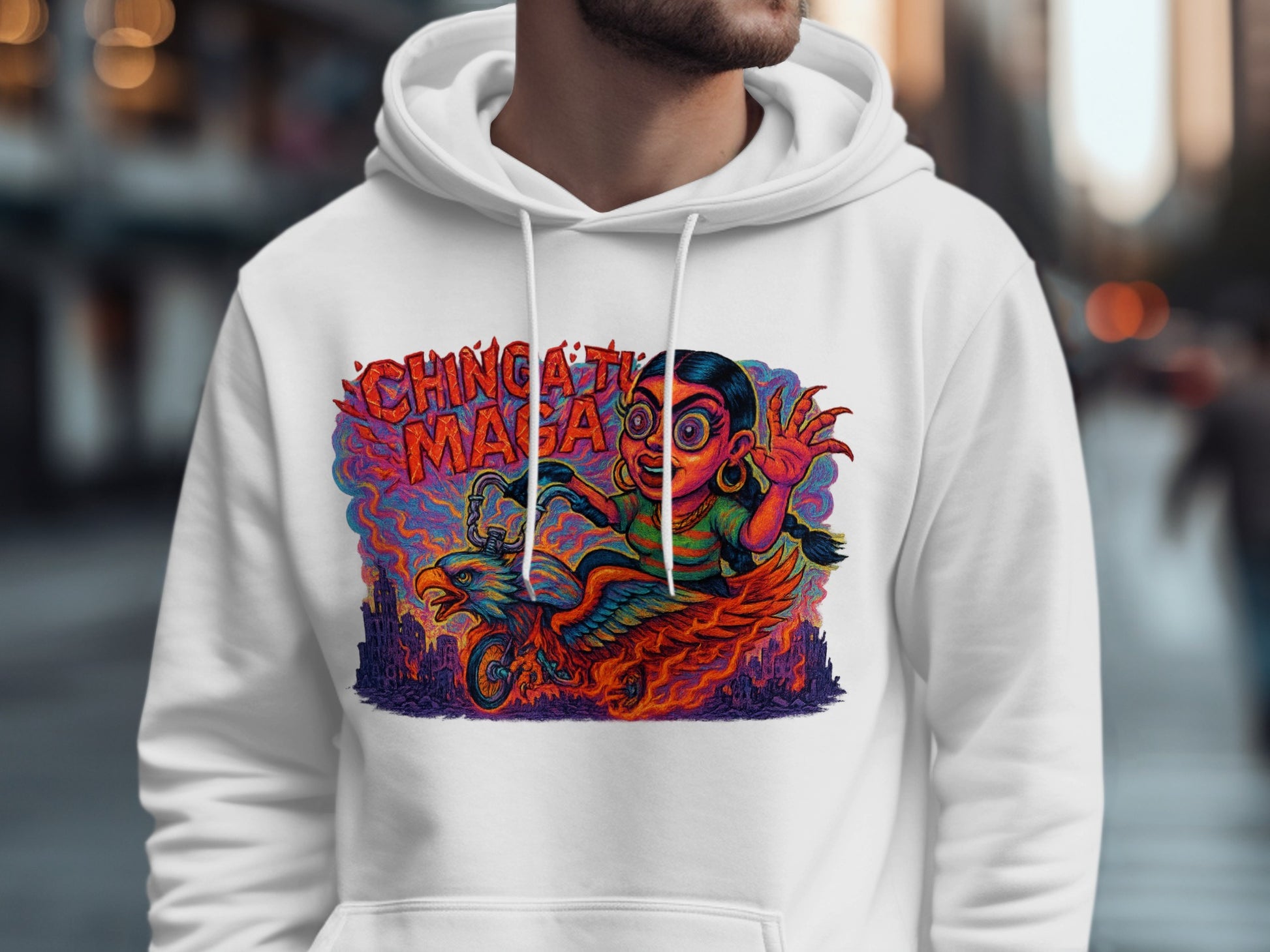Vibrant Street Art Style Hoodie with Unique Design product type