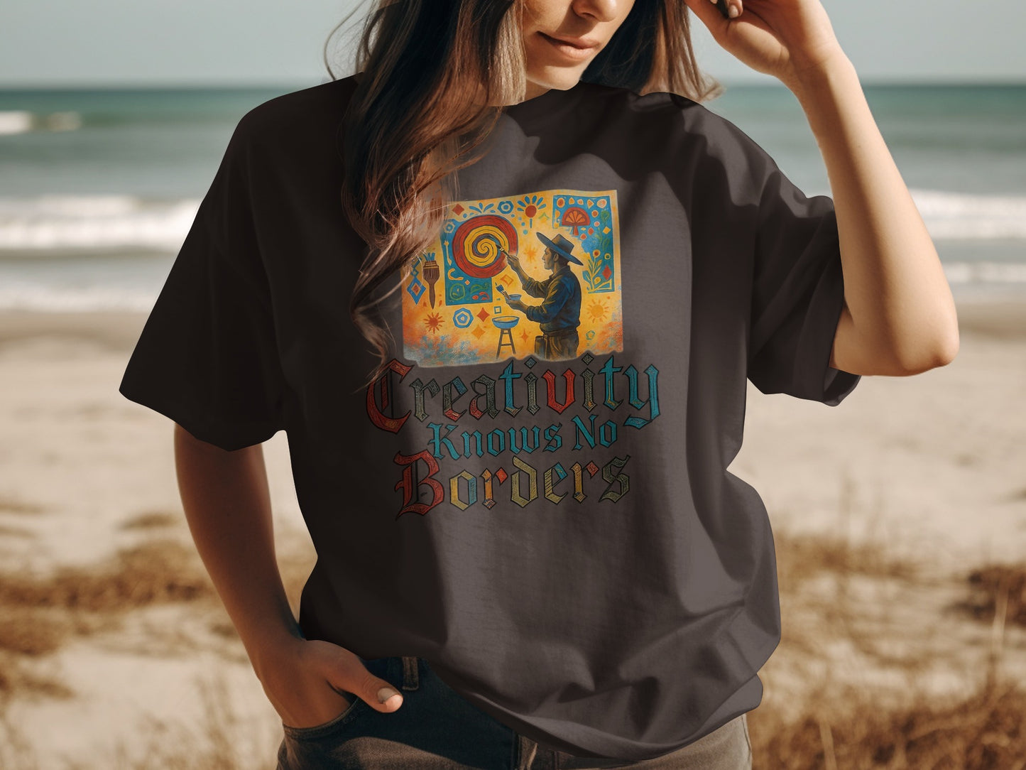 Creativity Knows No Borders Unisex T-Shirt Product