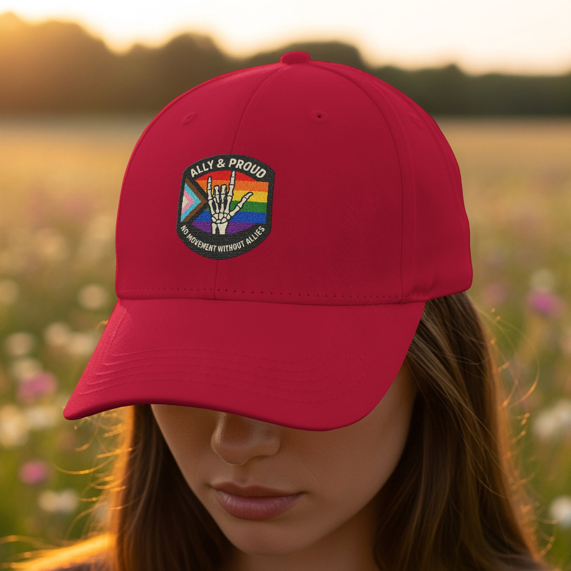 Ally Proud Red Cap No Movement Without Base Cap product