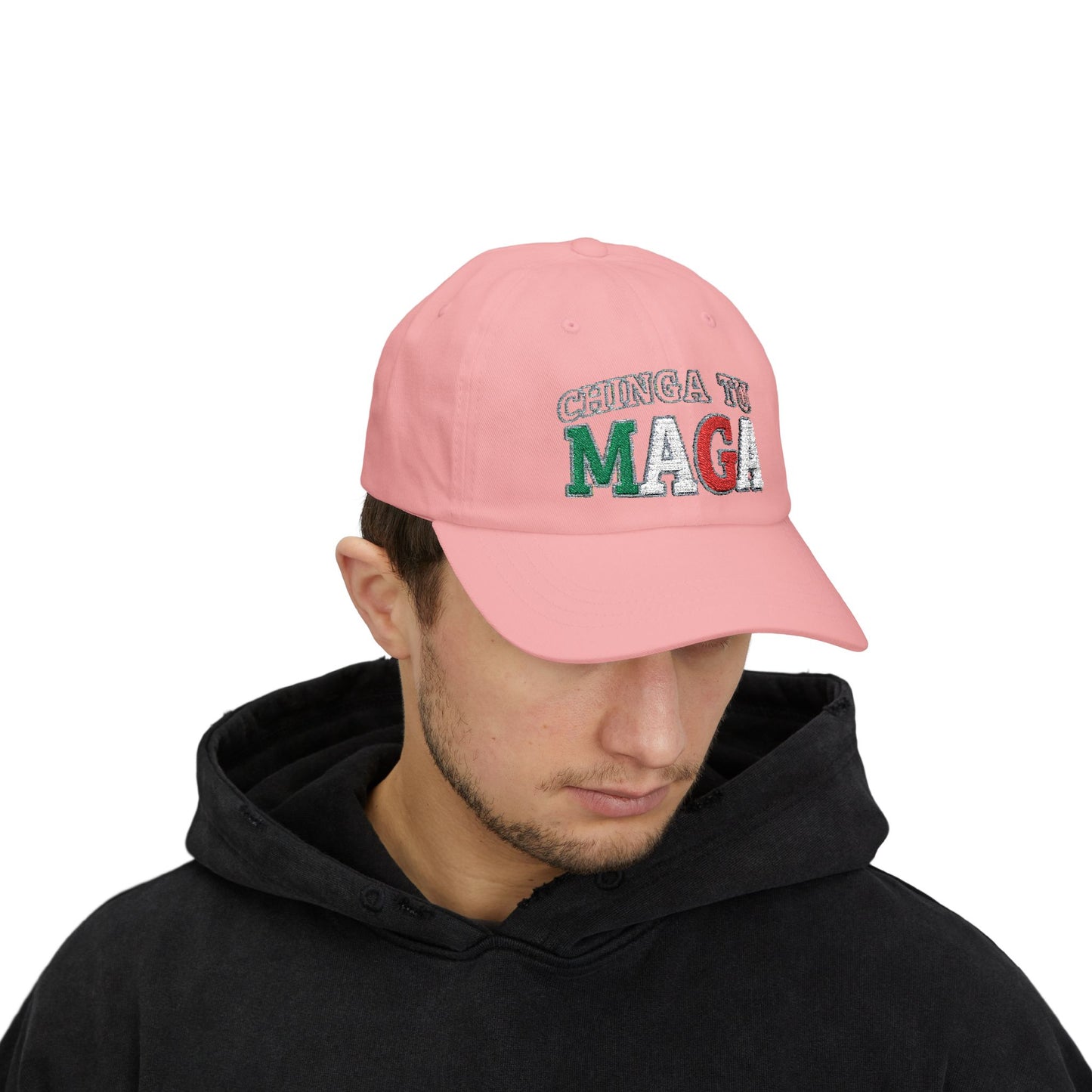 CHINGA Tu Maga Hat Embroidered Classic Dad Cap, Casual Hat for Every Occasion, Trendy Gift for Dads, Summer Accessory, Unisex Cap