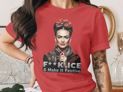 Festive Bold Statement Red Unisex T-Shirt