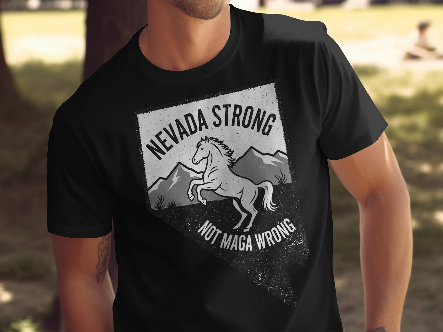 Nevada Strong Not MAGA Wrong Graphic Tee product type