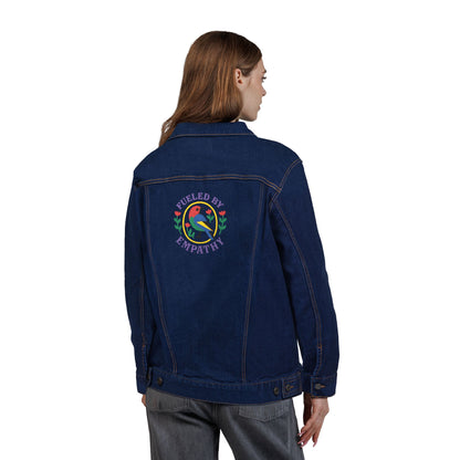 Embroidered Unisex Denim Jacket - Express Yourself with Unique Stitching, Casual Streetwear, Summer Festivals, Gifts for Trendsetters, [...]