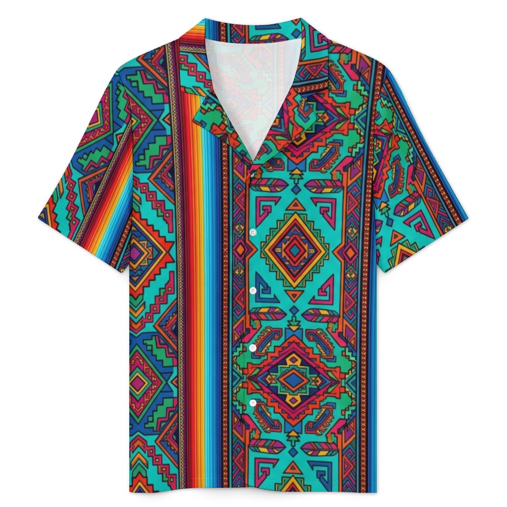 Aztec Latin Elements Embracing Cultuture Women's Short sleeved pajama set