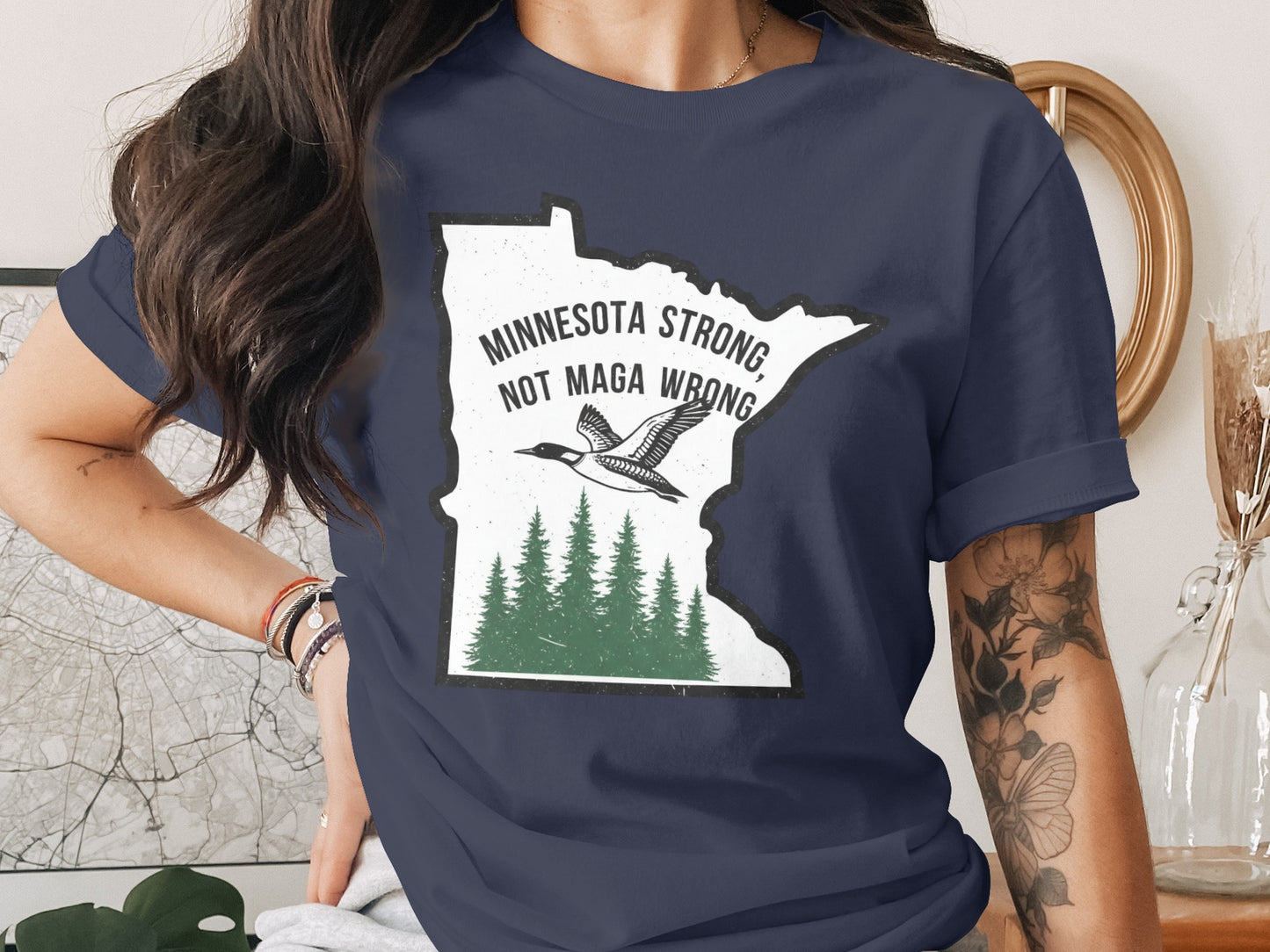 Minnesota Strong Not Maga Wrong Statement product