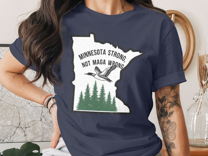 Minnesota Strong Not Maga Wrong Statement product