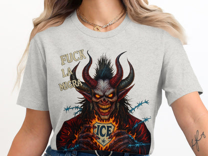 Vintage Demon Graphic Printed Mens and Womens T-shirt Product