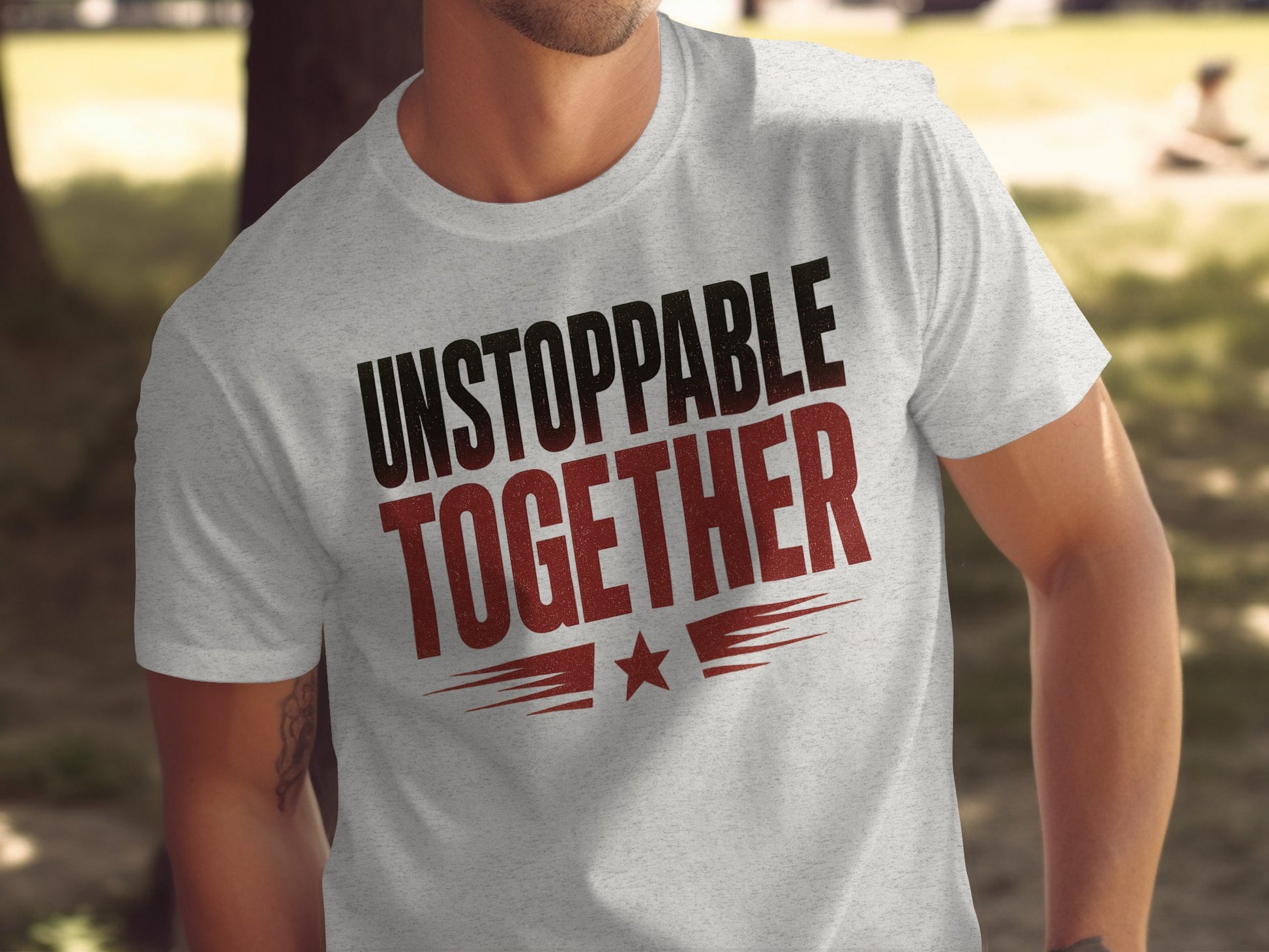 Bold Unstoppable Together Graphic T-Shirt Ideal for All