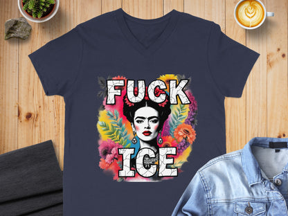 Vibrant Frida Design Graphic Tee Statement Shirt