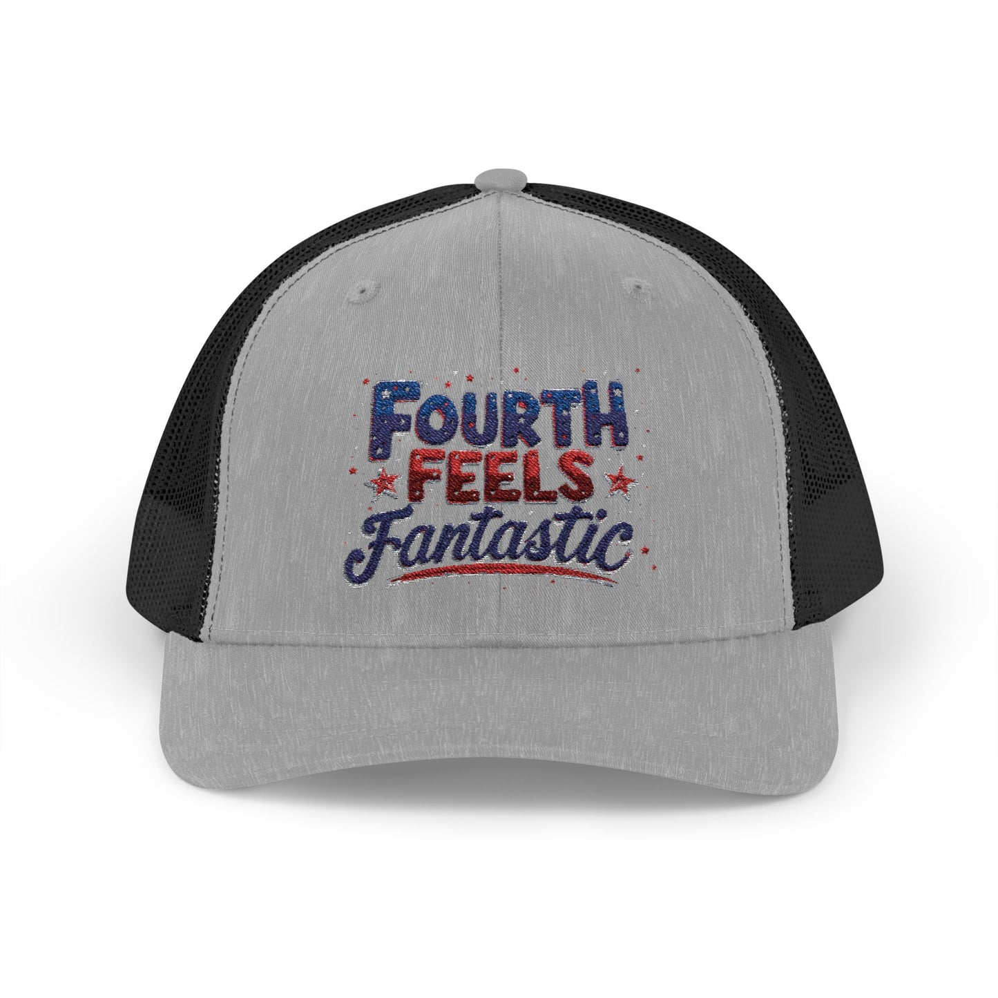 Fourth of July Celebration Snapback Cap - Patriotic Trucker Hat