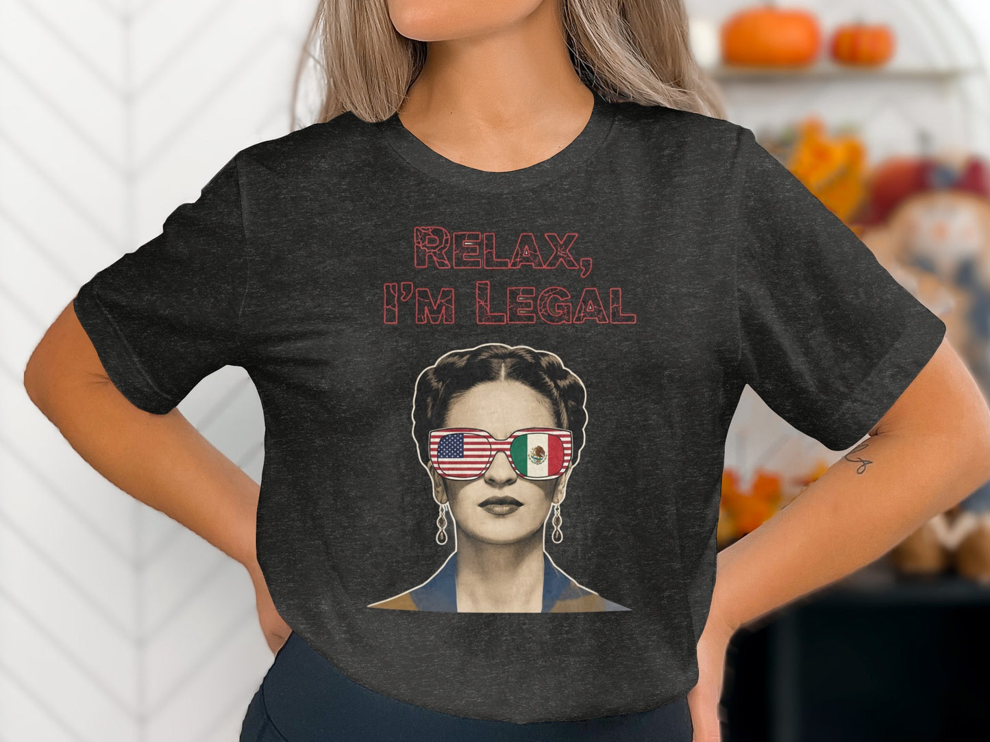Relax I'm Legal Graphic Patriotic Statement Shirt product