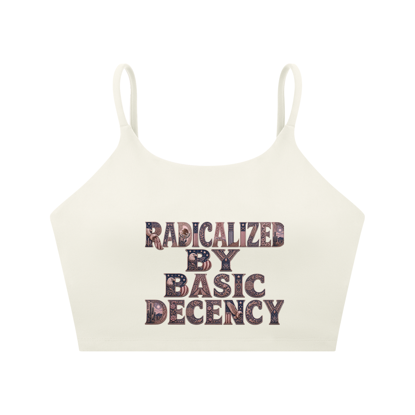 Spaghetti Strap Yoga Sports Bra