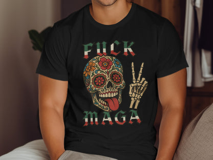 Bold Statement Fuck MAGA Graphic T-shirt Product