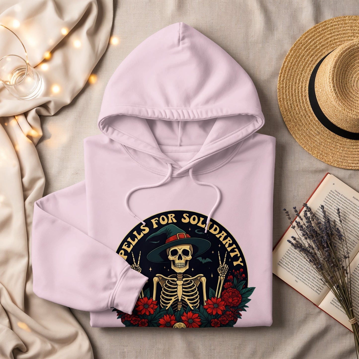 Spells for Solidarity Skeleton Hoodie product type