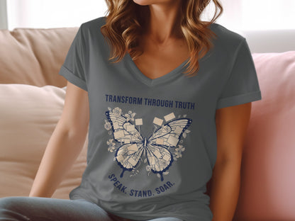 Transform Through Truth Speak Stand Soar Tee
