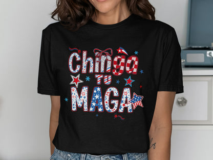 Chirga Tu Maga Patriotic Themed Graphic Shirt product