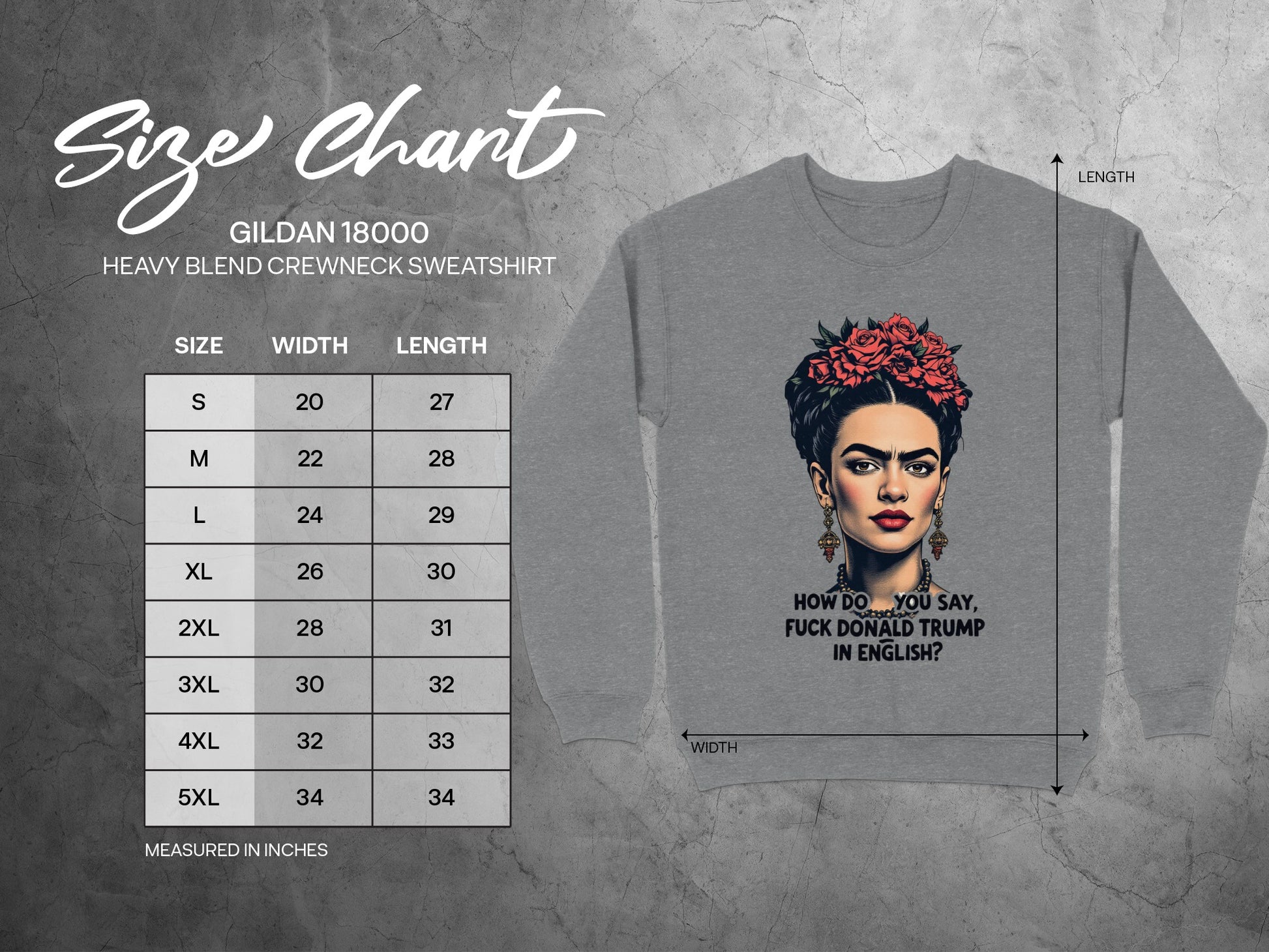 How Do You Say Anti-Trump Graphic Sweatshirt