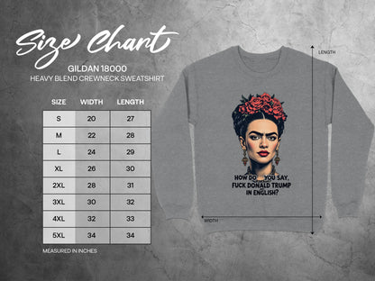 How Do You Say Anti-Trump Graphic Sweatshirt