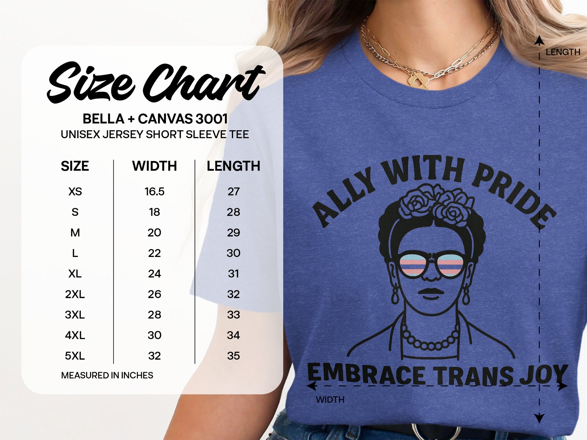 Ally with Pride Embrace Trans Joy Unisex Jersey Tee product type