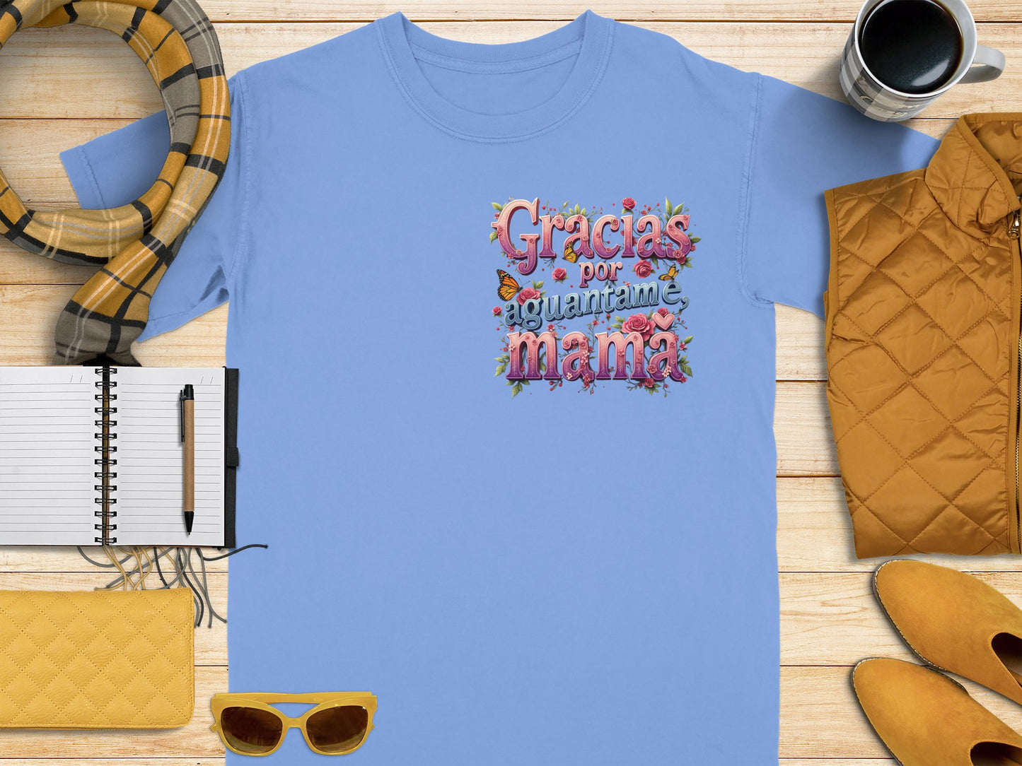 Gracias por aguantarme mamá graphic tee product type