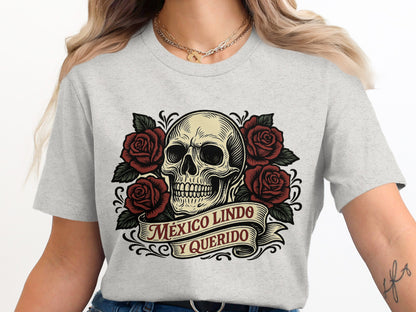 México Lindo Y Querido Skull Floral Design product