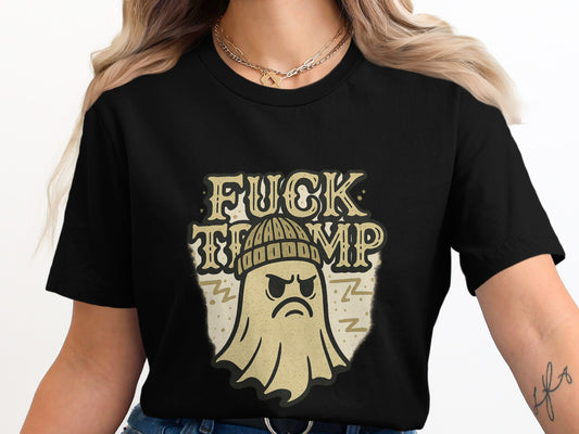 Expressive Ghost Illustration Graphic Tee product