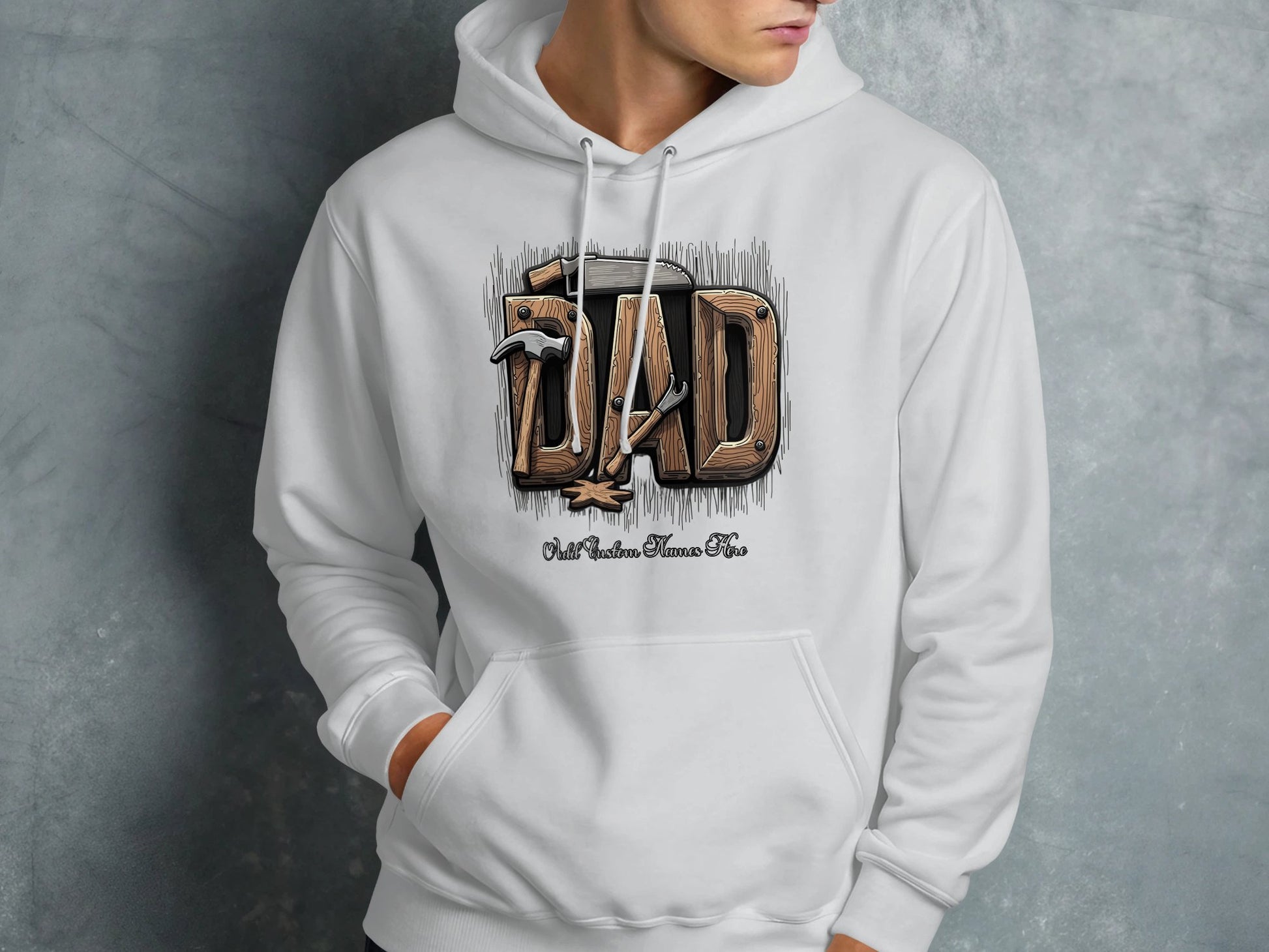 Eagle Head Dad Hoodie Graphic Print Product