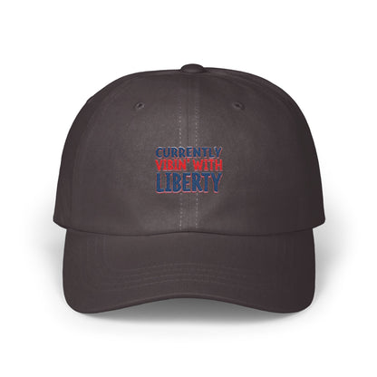 Currently Vibin With Liberty Black Baseball Cap product type