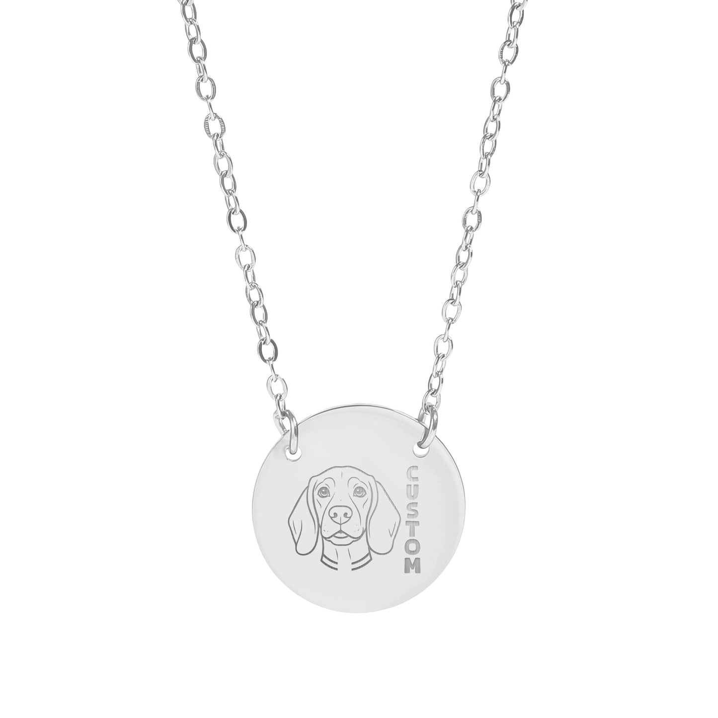 Beagle Dog Art Custom Or Personalized Necklace