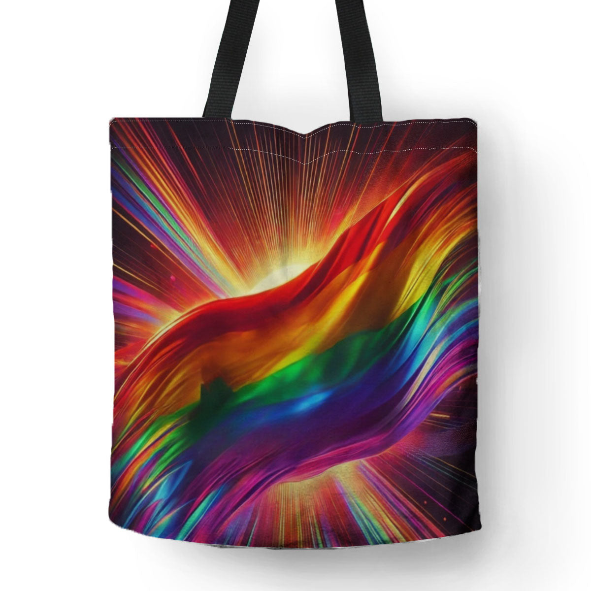 Luxury Tote Bag LGBTQ Pride Month | Gay Pride Parade | Black & Trans Celebration Clothing