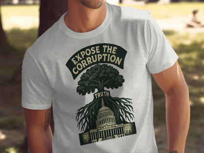 Expose The Corruption Truth Graphic T-Shirt product type