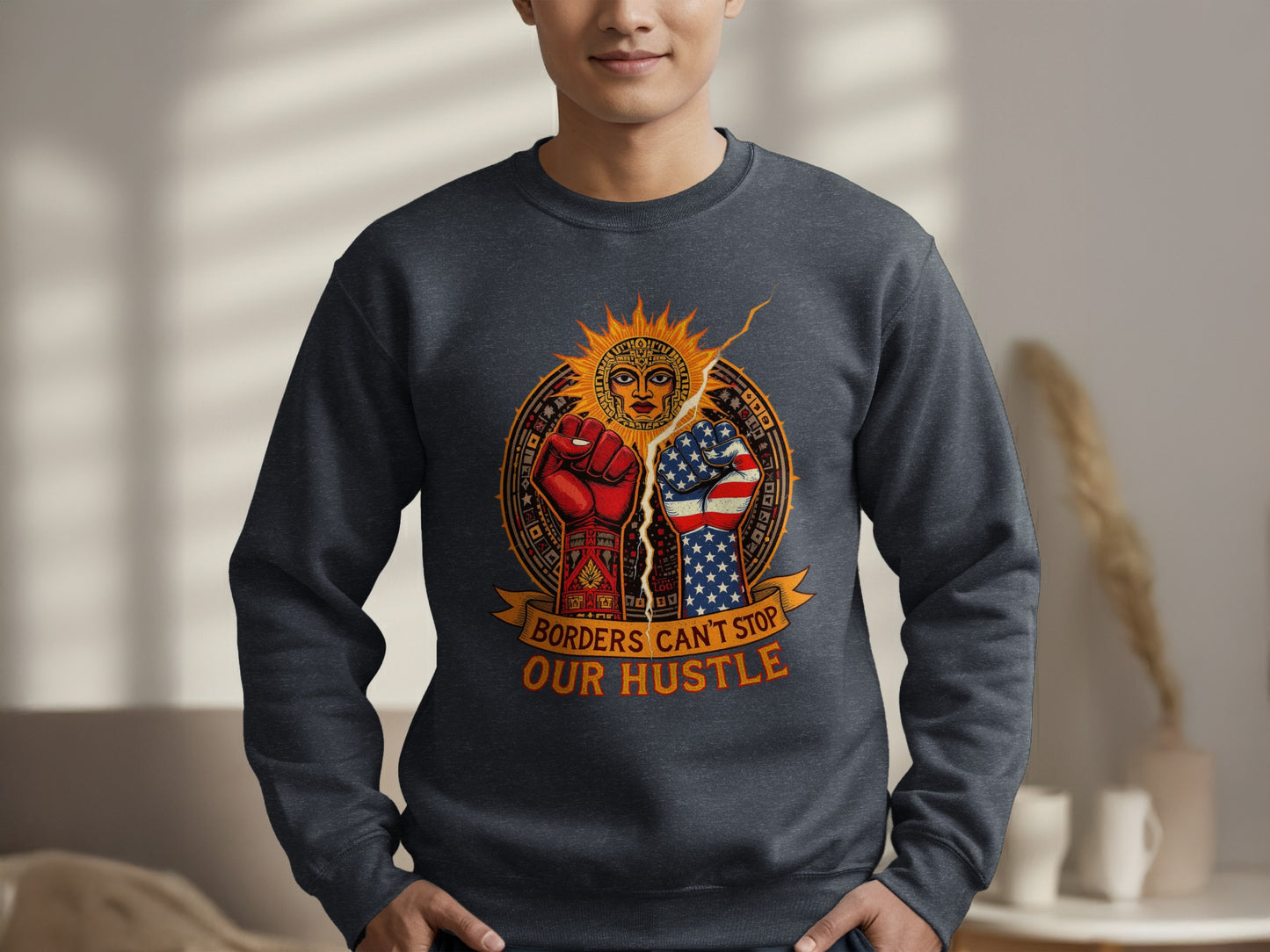 Borders Can't Stop Our Hustle Sweatshirt product type